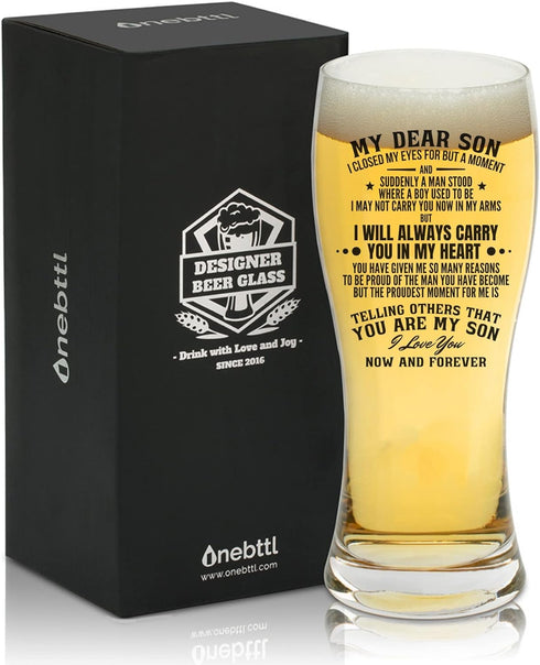 Beer Glass Mug for Son